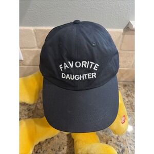 Los Angeles Trading Company Classic Black FAVORITE DAUGHTER Embroidered Hat Cap